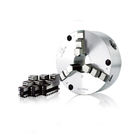 SC 3 jaw scroll chuck plain back solid jaws  front and back mounted