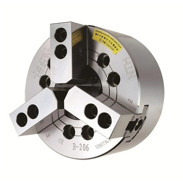 B-206A5 High Rotary Speed Through Hole Power Chuck 3 Jaw