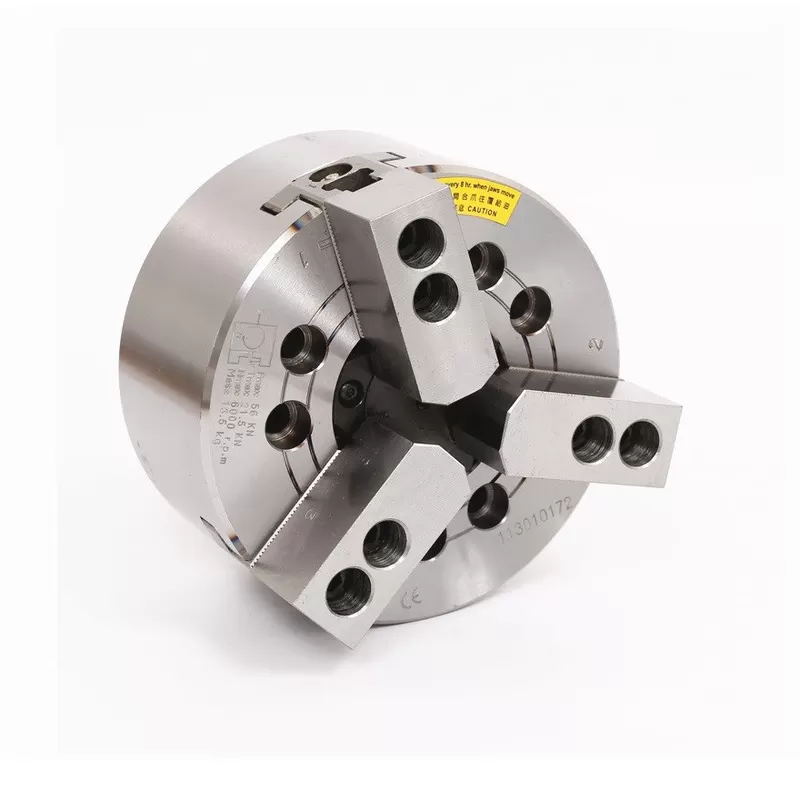 HIGH SPEED 3 JAW THROUGH HOLE LATHE HYDRAULIC POWER CHUCK , OEM ODM CHUCK MANUFACTURER