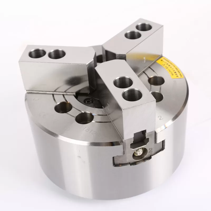 HIGH SPEED 3 JAW THROUGH HOLE LATHE POWER CHUCK , OEM ODM CHUCK MANUFACTURER
