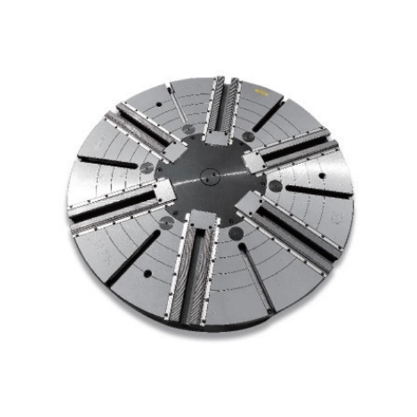 Forged Steel TS-R 6 Jaw Closed Center Power Chuck For Gripping And Fixtures