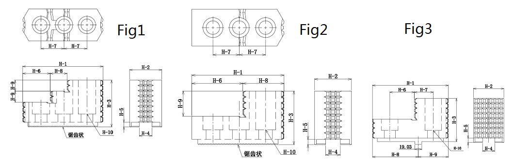 STANDARD HARD JAWS FOR HYDRAULIC CHUCK 0