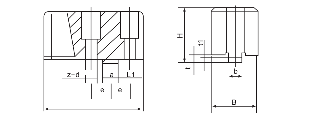 K51 SERIES WEDGE TYPE POWER CHUCK JAWS 0