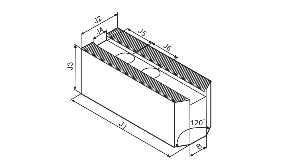 SC06 EXTRA HEIGHT SOFT JAWS FOR HYDRAULIC POWER CHUCKS 0