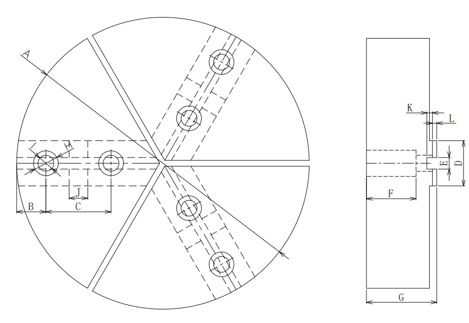 Standard Full Grip Pie Jaws For Scroll Chuck 0