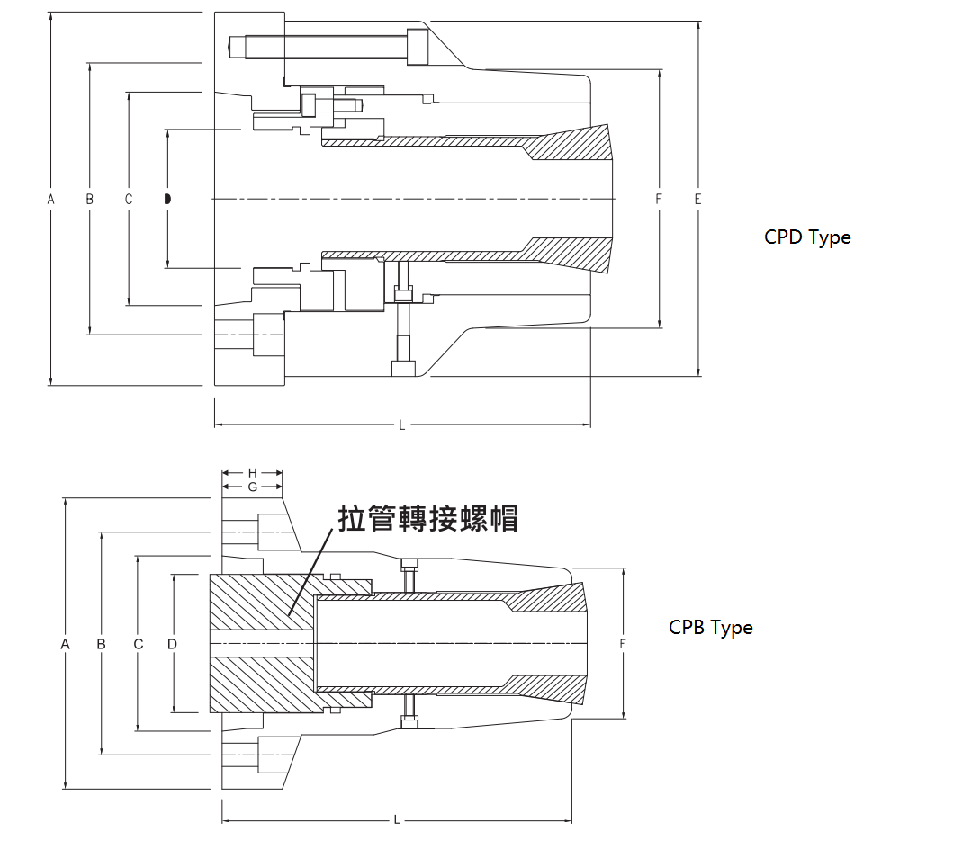 5C/16C CPD DEAD-LENGTH COLLET CHUCK FOR 5C/16C COLLET 0
