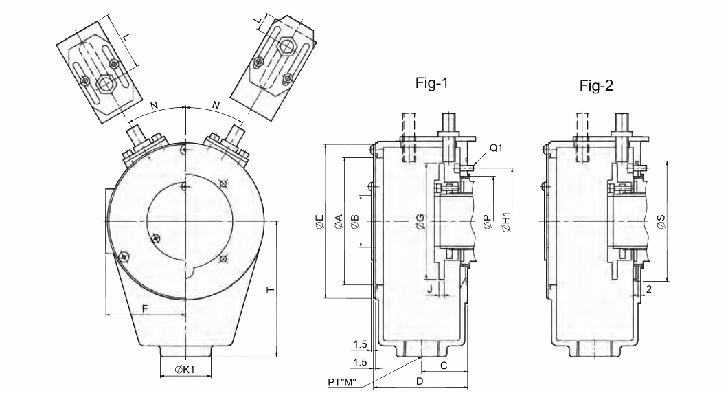 CM Super High Speed Auto Strong Chuck Through - Hole Compact Rotary Hydraulic Cylinder 0