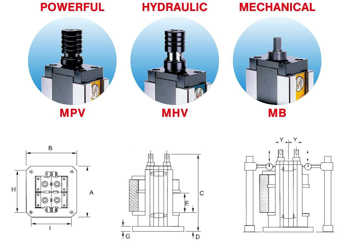 MB-4V 4 SET IN ONE UNIT VERTICAL PRECISION VICE 1