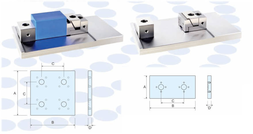 ALLOY STEEL ZERO POINT SYSTEM INSTALLING TYPE HEAT TREATED HRC 58-60 6