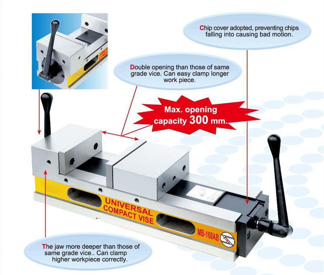 MB-AB Double wrench mechanical type precision vice 0