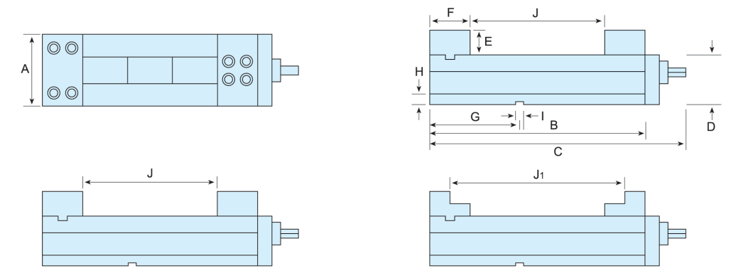 VCP Mechanical type super precision vise 1