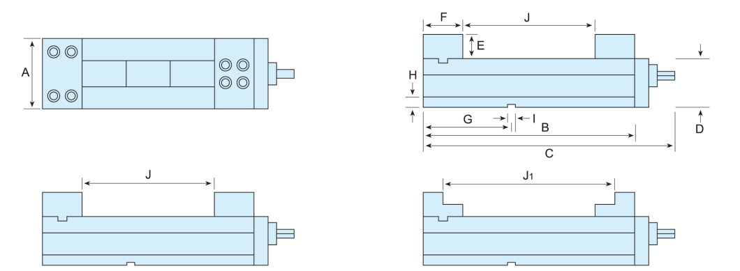 VSP-L Super long open type vice 1